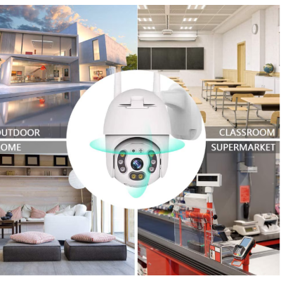 Camera de supraveghere 1920x1080p cu 8 LED Wifi 2MP zoom digital 4X