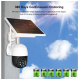 Camera de Supraveghere 4G cu Panou Solar V380 PRO 4MP 2K SLR2K
