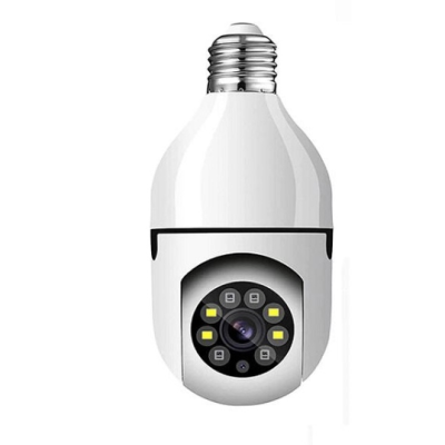 Camera de supraveghere Andowl Q S805 smart bulb PTZ WIFI 2.4G 1080P tip bec E27 cu senzor de miscare