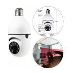 Camera de supraveghere Andowl Q S805 smart bulb PTZ WIFI 2.4G 1080P tip bec E27 cu senzor de miscare