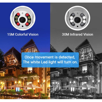 Camera de Supraveghere cu 8 Leduri Full Color Smart Camera