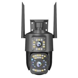 Camera de supraveghere dubla profesionala rotativa GRI cu leduri multiple