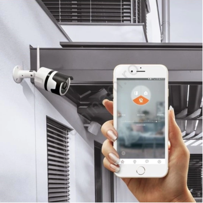 Camera de Supraveghere Full HD Wi-fi Alb