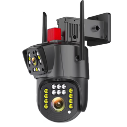 Camera de supraveghere FullHd 4MP PTZ WiFi exterior/interior Night Vision Color Comunicare bidirectionala Intelligent tracking