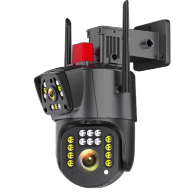 Camera de supraveghere FullHd 4MP PTZ WiFi exterior/interior Night Vision Color Comunicare bidirectionala Intelligent tracking