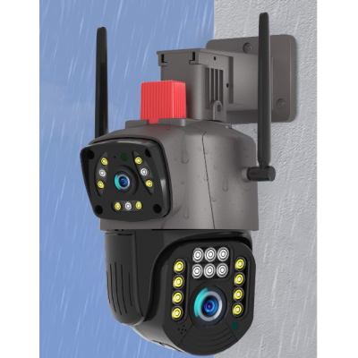 Camera de supraveghere FullHd 4MP PTZ WiFi exterior/interior Night Vision Color Comunicare bidirectionala Intelligent tracking