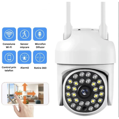 Camera de Supraveghere Jortan JT 8161QJ Full Color Smart si Wifi IP Camera