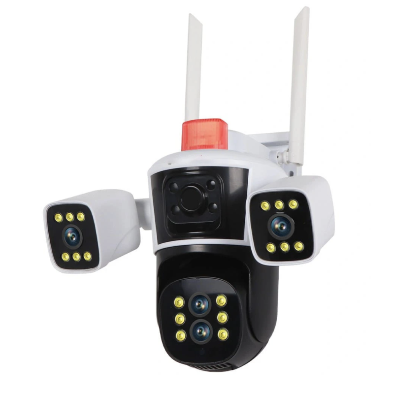 Camera de supraveghere profesionala WIFI G555 Full HD Zoom 10X cu 4 lentile