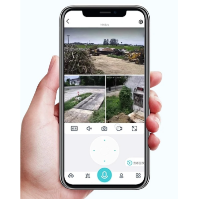 Camera de Supraveghere Tripla WIFI 24MP Exterior/Interior Ultra HD 10X zoom Rotire Comunicare Bidirectionala