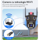 Camera de Supraveghere Tripla WIFI 24MP Exterior/Interior Ultra HD 10X zoom Rotire Comunicare Bidirectionala