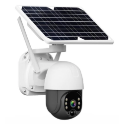 Camera de supraveghere Wifi cu Panou Solar Atasat si Senzor de Miscare alert PTZ