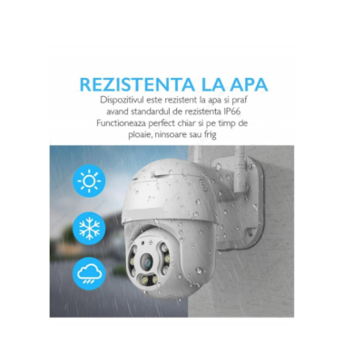 Camera de supraveghere WIFI Pro 8 LED 3MP exterior/interior FullHD 2k 4X zoom
