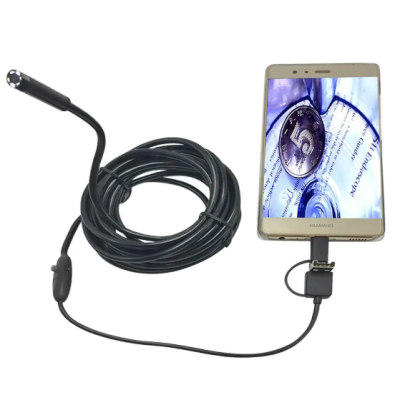 Camera Endoscop 3 in 1 USB C pentru Android si Windows 10 METRI waterproof