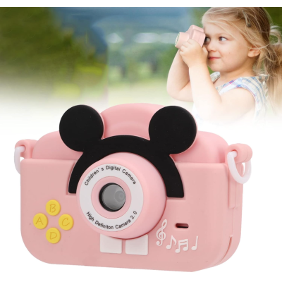 Camera Foto/Video Pentru Copii Ecran HD Camera Selfie MICKEY ROZ