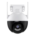 Camera inteligenta de Supraveghere cu Unghi Wide HD 4MP Rotunda Alba