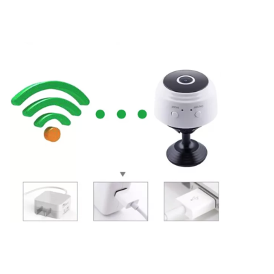 Camera QHQ36 senzor de miscare reincarcabila 5V WIFI infrarosu