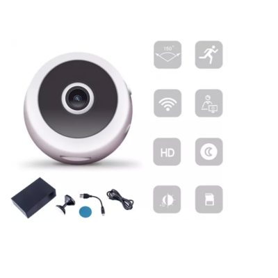 Camera QHQ36 senzor de miscare reincarcabila 5V WIFI infrarosu