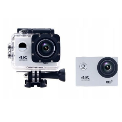 Camera Sport 4K HD ARGINTIE Carcasa rezistenta la Apa