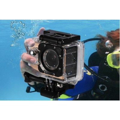 Camera Sport 4K HD GOLD Carcasa rezistenta la Apa