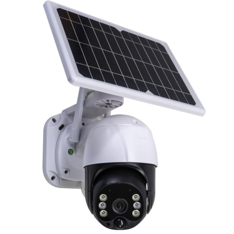 Camera Supraveghere 4G Slot MicroSD Video cu Panou Solar Inclus 1080P XL Albe