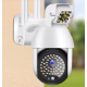 Camera Supraveghere IP PTZ Duala wireless 320 grade 1080p IR+LED Exterior Senzor Miscare Alarma