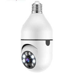 Camera supraveghere WiFi 8177HJ tip bec cu soclu E27 vedere nocturna