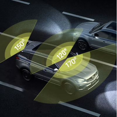 Camera tripla auto DVR 2 Full HD inregistrare automata