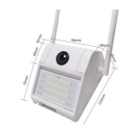 Camera Wifi Lampa de perete Lumina LED HD 1080P ALBA cu senzor de miscare