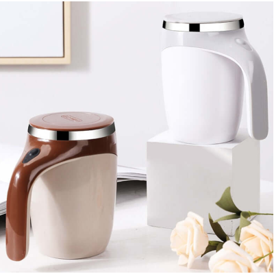 Cana cu amestecare automata din otel inoxidabil stil Termos cu maner