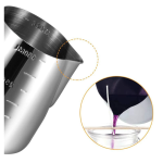 Cana din inox cu gradatie pentru spumare cu maner 350 ml