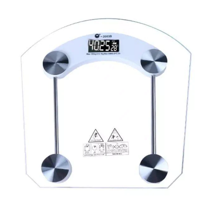 Cantar De Baie Display LCD Platforma Din Sticla Securizata 180 kg RD-E250