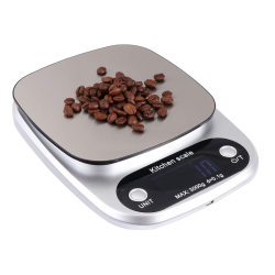 Cantar de bucatarie electronic cu display LCD GRI