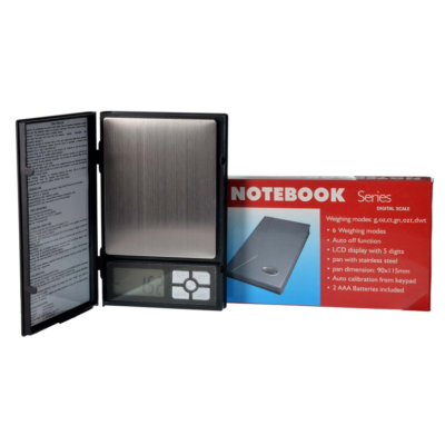 Cantar din plastic pentru bijuterii model notebook