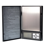 Cantar din plastic pentru bijuterii model notebook