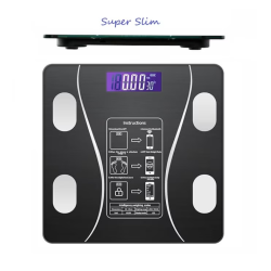 Cantar Electronic Ecran Digital Iluminat Compatibil Android/Ios cu Termometru AC-180 MD