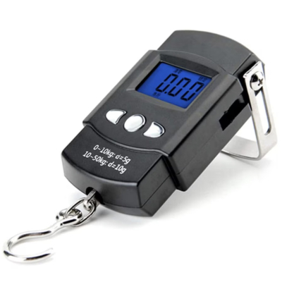 Cantar electronic MRG P-WH-A08, 50 Kg, Ecran Digital, Negru