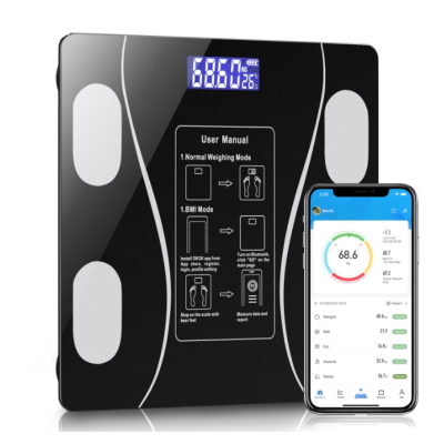 Cantar inteligent de diagnostic corporal pe baterii