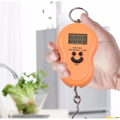 Cantar Portocaliu Digital cu Display LCD 50kg electronic AX