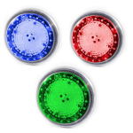 Cap de Dus cu LED YC8512 Schimbare Culoare in Functie de Temperatura Apei