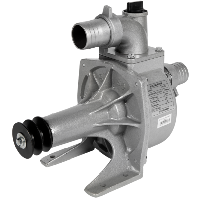 Cap motopompa 2 toli cu fulie dubla