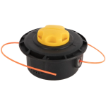 Cap tambur motocoasa cu fir buton galben (piulita 10X1.25)