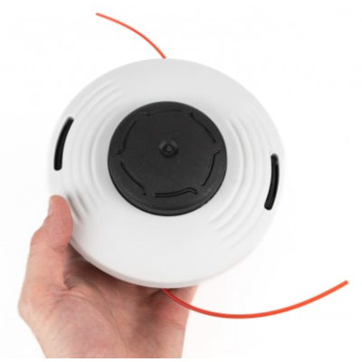 Cap tambur motocoasa M12 x 1.5mm alb/negru MX768 plastic