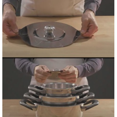 Capac extensibil antistrop 14-24 cm Coperchio Ventaglio