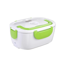 UB Caserola pentru mancare cu incalzire electrica 2 compartimente 12V ALBASTRA