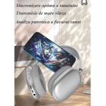 Casti audio P9 Pro Max Wireless Bluetooth sunet 3D difuzor HiFi