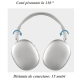 Casti audio P9 Pro Max Wireless Bluetooth sunet 3D difuzor HiFi