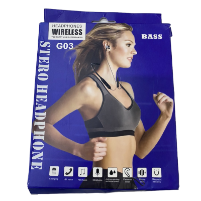 Casti bluetooth  G03 Handsfree sport ROSII