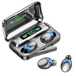 Casti In Ear TWS F9 Bluetooth 5.0 Wireless IPX7 4000mAh HiFi