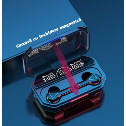 Casti Wireless A15 TWS Bluetooth 5.1 Display LCD