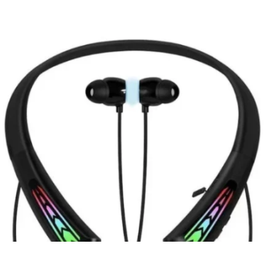 Casti wireless Andowl Q EM20 Bluetooth cu 7 culori LED 